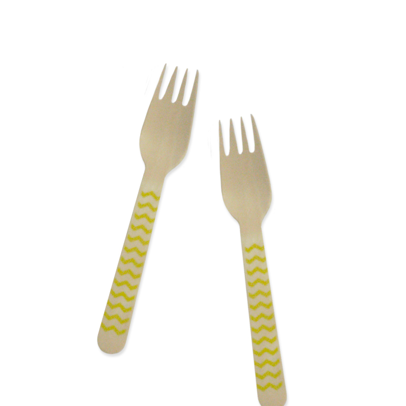 Fork - Chevron Yellow